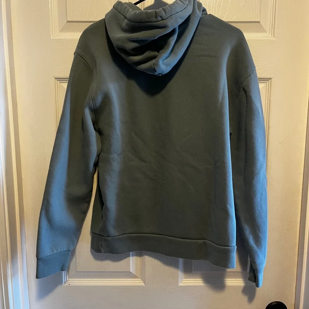 Hollister Sweatshirt Small Bird Icon Teal Green Activewear Casual Gym Lounge - Picture 8 of 8